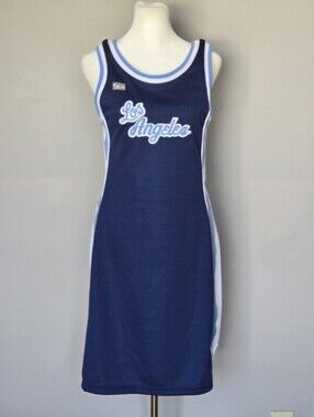 Vintage Los Angeles Lakers Hardwood Classic Athletic Streetwear Jersey Dress M